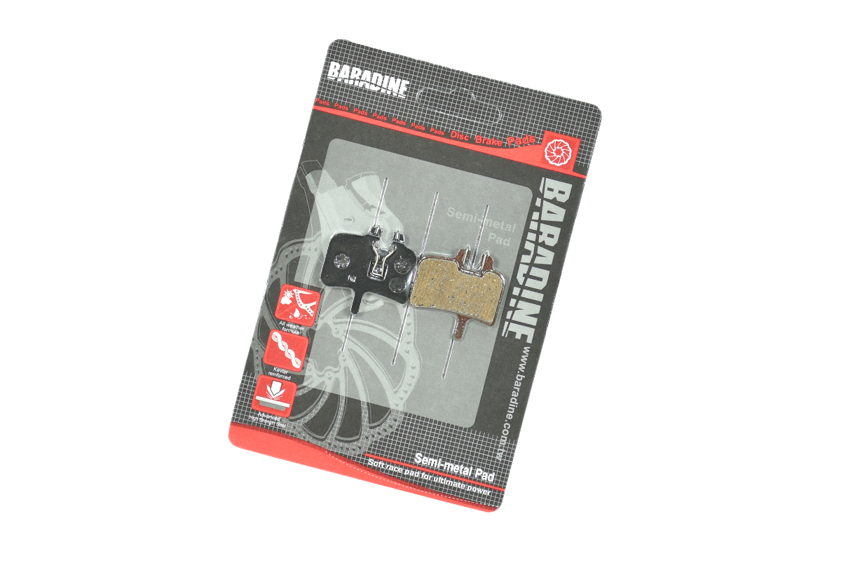 Колодки тормозные Baradine DS-01+SP1, для гидравлических дисковых тормозов Hayes, Hydr+Mechanical Колодки тормозные Baradine DS-01+SP1, для гидравлических дисковых тормозов Hayes, Hydr+Mechanical