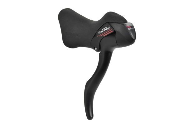 Шифтер/ручка тормоза SHIMANO TOURNEY ST-A070RIX,правая,7-пер,трос 2000мм,руль диам.23.8/24.2мм,шоссе,черный