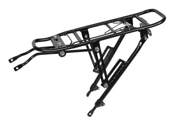 Багажник HX-Y84 26"-29",для дисковых тормозов,крепление на перья, алюминий,черный Багажник HX-Y84 26"-29",для дисковых тормозов,крепление на перья, алюминий,черный